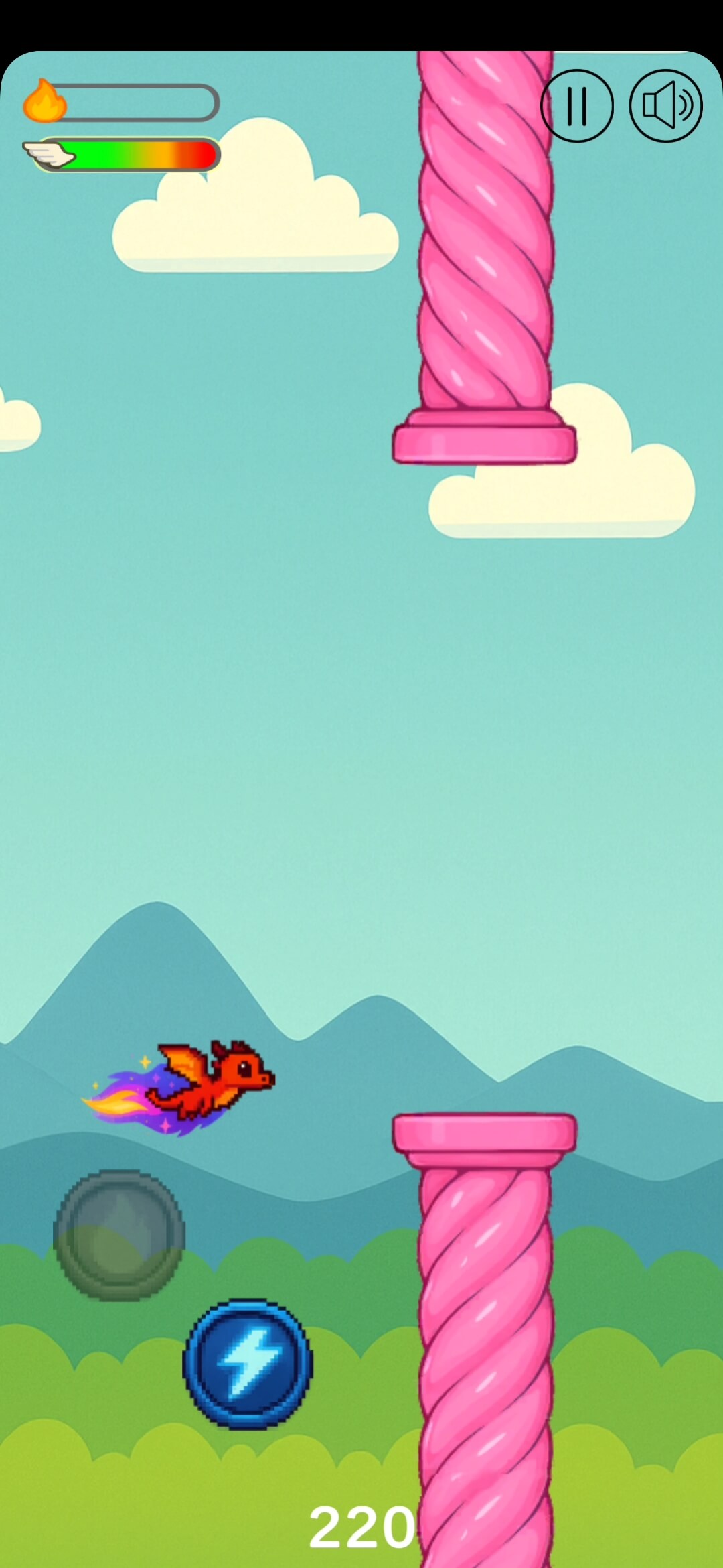 DragonFlyer gameplay - boost